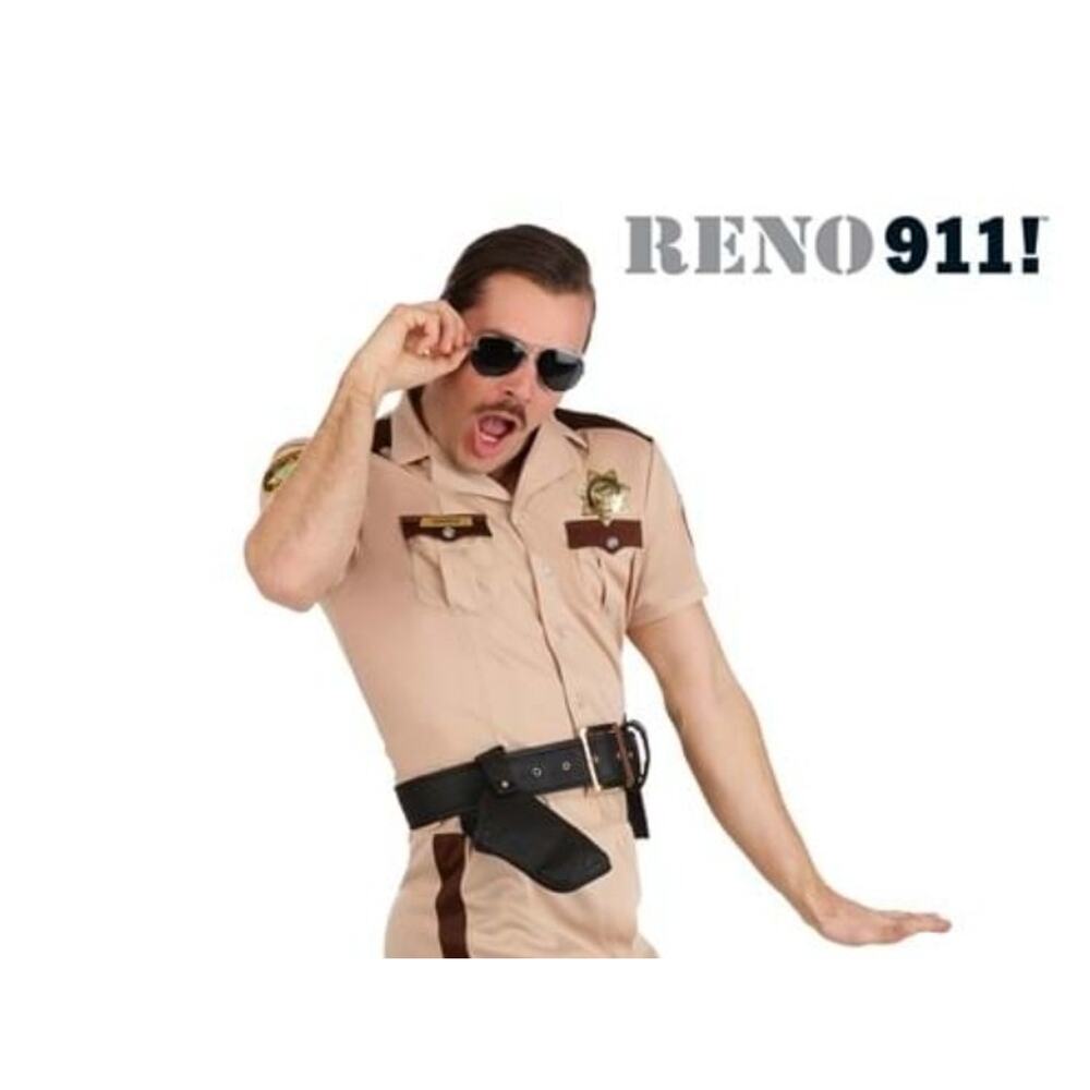 Rubie's Men's Reno 911 Lt Dangle Cop Halloween Costume Cosplay Size L Party